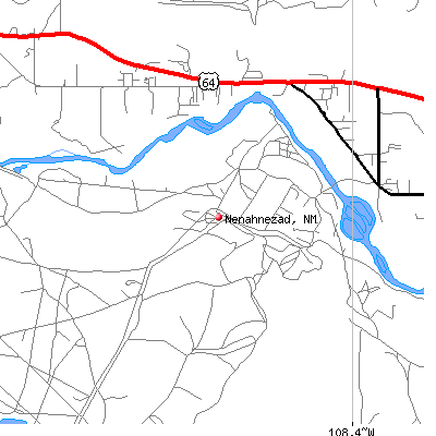 Nenahnezad map