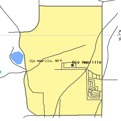 Ojo Amarillo map