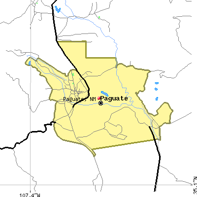Paguate map