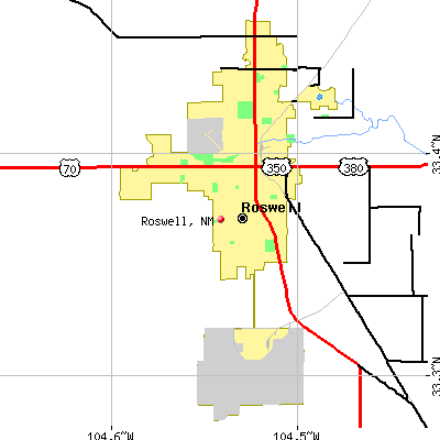 Roswell map