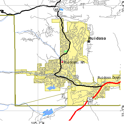 Ruidoso map