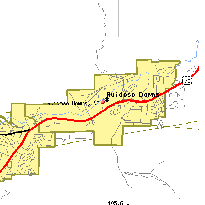 Ruidoso Downs map