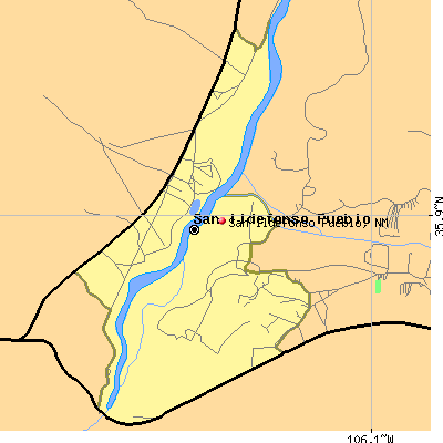 San Ildefonso Pueblo map