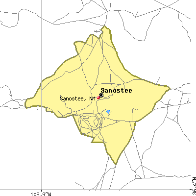 Sanostee map