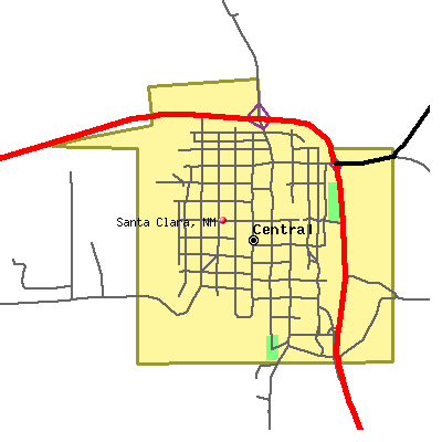 Santa Clara map