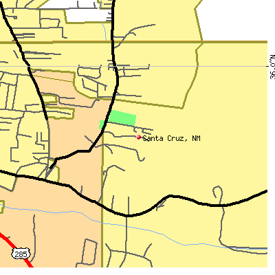 Santa Cruz map