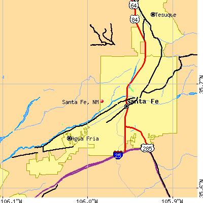 Santa Fe map