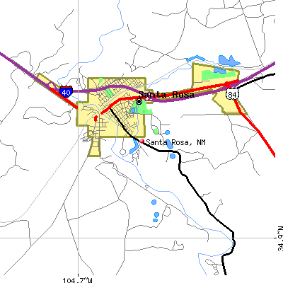 Santa Rosa map