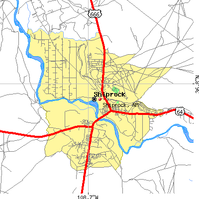 Shiprock map