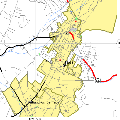 Taos map