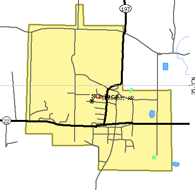 Subiaco map