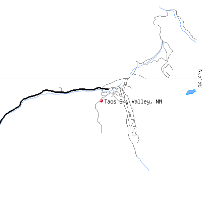 Taos Ski Valley map