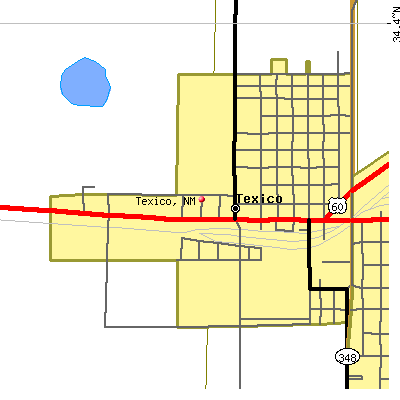 Texico map