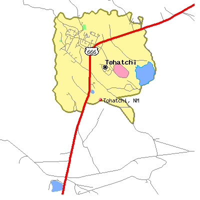 Tohatchi map