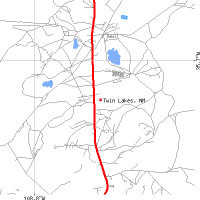 Twin Lakes map