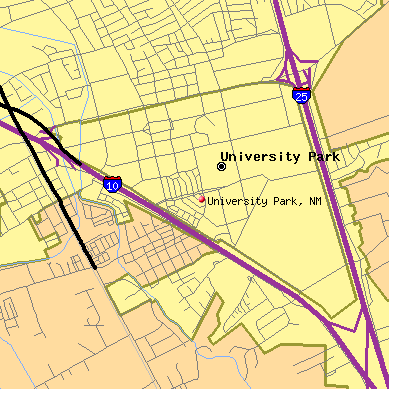 University Park map