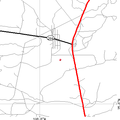 Yah-ta-hey map