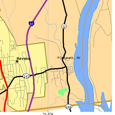 Coeymans map