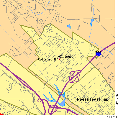 Colonie map