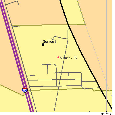 Sunset map