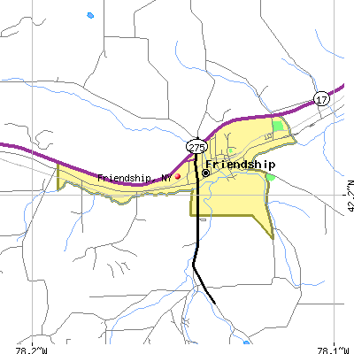 Friendship map