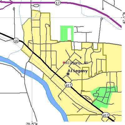 Allegany map