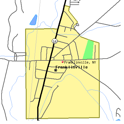Franklinville map
