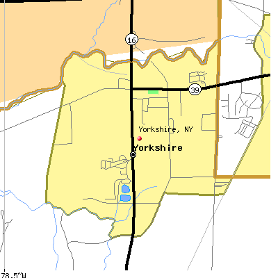 Yorkshire map