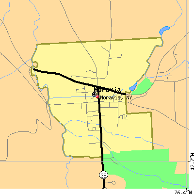 Moravia map