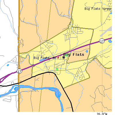 Big Flats map