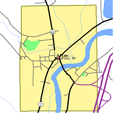 Afton map