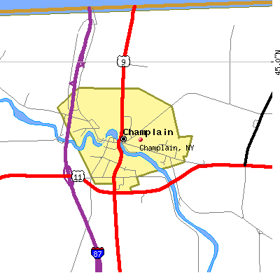 Champlain map