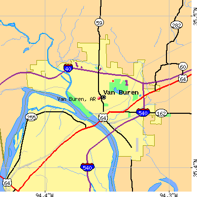 Van Buren map