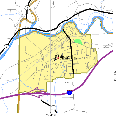 Sidney map