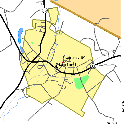 Stamford map