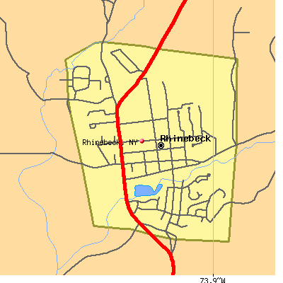 Rhinebeck map