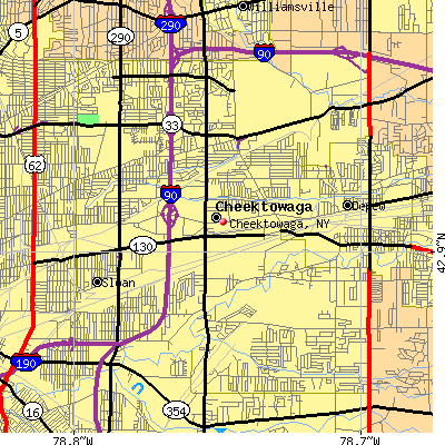 Cheektowaga map