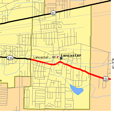 Lancaster map