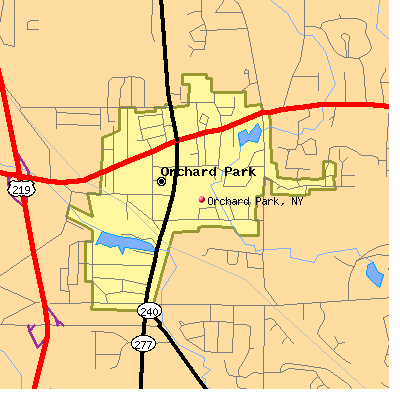 Orchard Park map