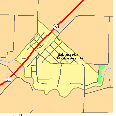 Wabbaseka map