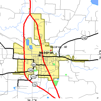 Waldron map