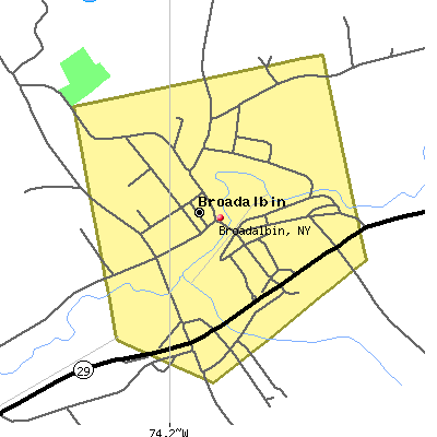Broadalbin map