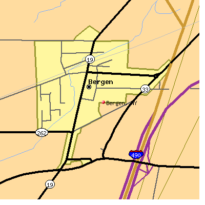Bergen map