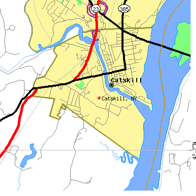 Catskill map
