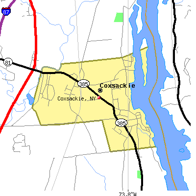 Coxsackie map