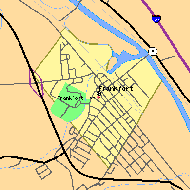 Frankfort map