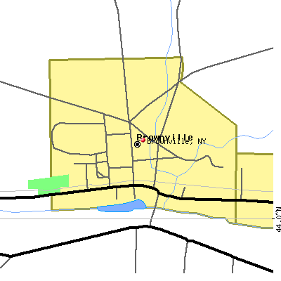 Brownville map