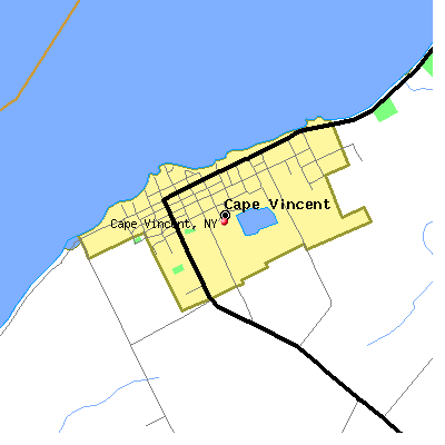 Cape Vincent map