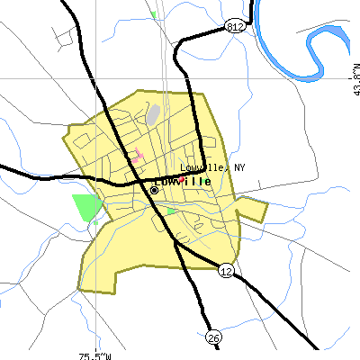 Lowville map