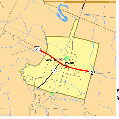 Avon map